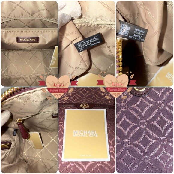 💟Michael Kors Signature Canvas-Leather Satchel & Crossbody Purse💟 - Picture 11 of 17